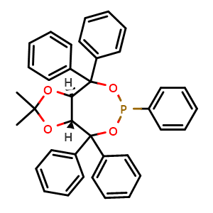 (3aR,8aR)-2,2-Dimethyl-4,4,6,8,8-pentaphenyltetrahydro-[1,3]dioxolo[4,5-e][1,3,2]dioxaphosphepine