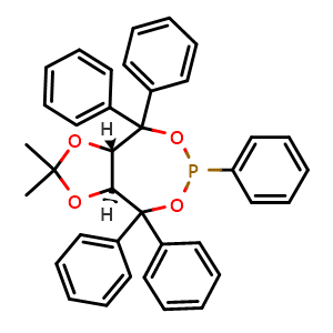 (3aS,8aS)-2,2-Dimethyl-4,4,6,8,8-pentaphenyltetrahydro-[1,3]dioxolo[4,5-e][1,3,2]dioxaphosphepine