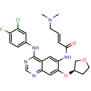 (R,E)-N-(4-((3-chloro-4-fluorophenyl)amino)-7-((tetrahydrofuran-3-yl)oxy)quinazolin-6-yl)-4-(dimethylamino)but-2-enamide  (Afatinib Impurity）