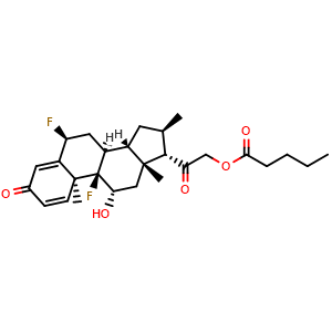 Chemical structure of Diflucortolone valerate , CAS 59198-70-8, AChemBlock X181654