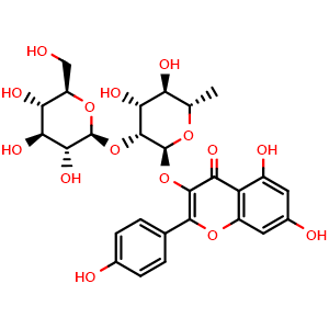 Kaempferol-3-O-β-D-glucosyl(1-2)rhamnoside