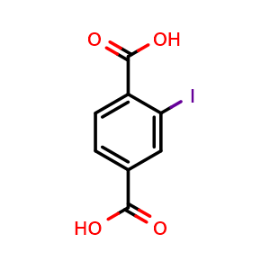 Chemical structure of H2bdc-I , CAS 1829-22-7, AChemBlock X181719
