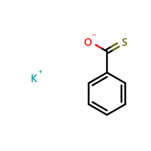 Chemical structure of potassium benzothioate , CAS 28170-13-0, AChemBlock X181729