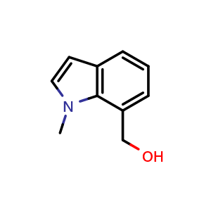 Chemical structure of (1-methylindol-7-yl)methanol , CAS 854778-61-3, AChemBlock X181738