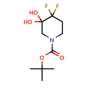 tert-butyl 4,4-difluoro-3,3-dihydroxypiperidine-1-carboxylate