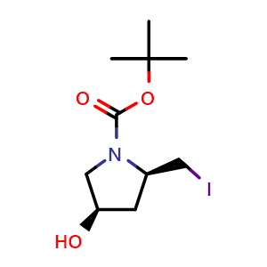(2R,4R)-tert-butyl 4-hydroxy-2-(iodomethyl)pyrrolidine-1-carboxylate