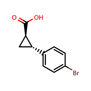 trans-2-(4-bromophenyl)cyclopropanecarboxylic acid