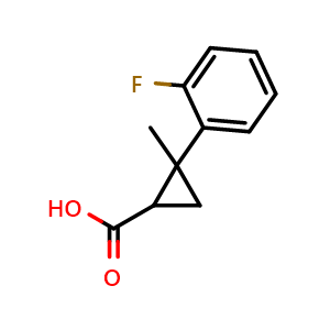 2-(2-fluorophenyl)-2-methyl-cyclopropanecarboxylic acid