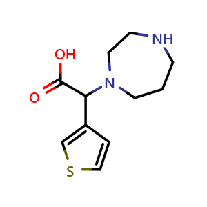 2-(1,4-diazepan-1-yl)-2-(3-thienyl)acetic acid