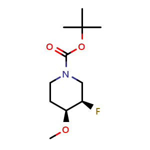 (3R,4S)-tert-butyl 3-fluoro-4-methoxypiperidine-1-carboxylate