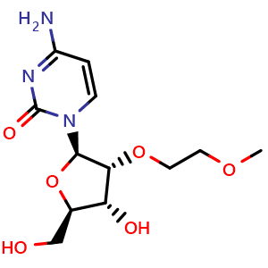 4-amino-1-[(2R,3R,4R,5R)-4-hydroxy-5-(hydroxymethyl)-3-(2-methoxyethoxy)tetrahydrofuran-2-yl]pyrimidin-2-one