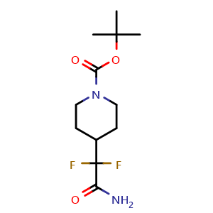 tert-butyl 4-(2-amino-1,1-difluoro-2-oxo-ethyl)piperidine-1-carboxylate