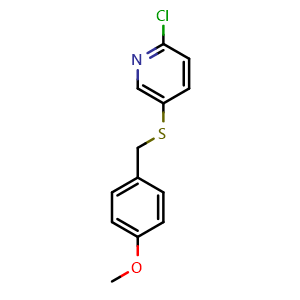 2-chloro-5-((4-methoxybenzyl)thio)pyridine