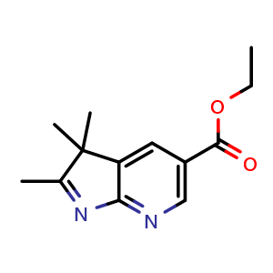 ethyl 2,3,3-trimethylpyrrolo[2,3-b]pyridine-5-carboxylate