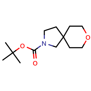 Chemical structure of tert-butyl 8-oxa-2-azaspiro[4.5]decane-2-carboxylate , CAS 1420804-30-3, AChemBlock X181911