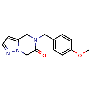 5-[(4-methoxyphenyl)methyl]-4,7-dihydropyrazolo[1,5-a]pyrazin-6-one