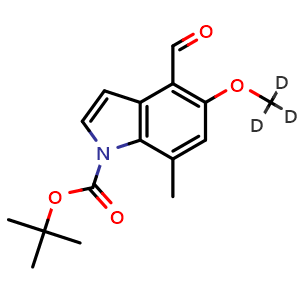 tert-butyl 4-formyl-7-methyl-5-(trideuteriomethoxy)indole-1-carboxylate