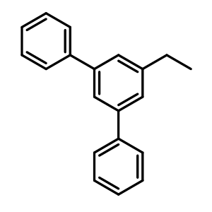 Chemical structure of 5'-Ethyl-1,1':3',1''-terphenyl , CAS 10346-14-2, AChemBlock X182051