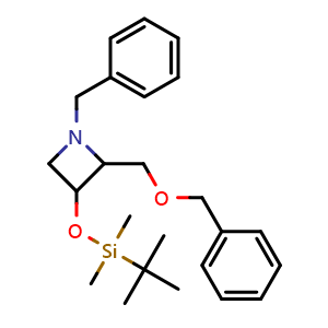 [1-benzyl-2-(benzyloxymethyl)azetidin-3-yl]oxy-tert-butyl-dimethyl-silane