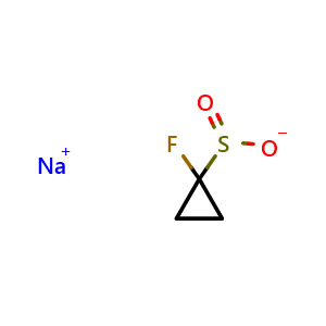 1-fluorocyclopropanesulfinic acid;sodium salt