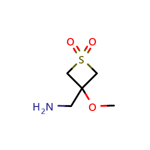 (3-methoxy-1,1-dioxo-thietan-3-yl)methanamine