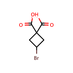 3-bromocyclobutane-1,1-dicarboxylic acid