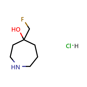 4-(fluoromethyl)azepan-4-ol hydrochloride