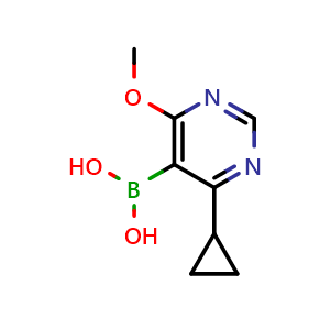 (4-cyclopropyl-6-methoxy-pyrimidin-5-yl)boronic acid