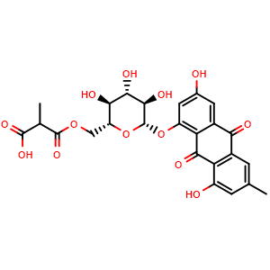 EMODIN 8-O-(6'-METHYLMALONYL)-GLUCOPYRANOSIDE