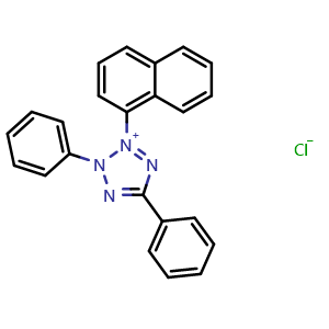 Chemical structure of tetrazolium violet , CAS 1719-71-7, AChemBlock X182353