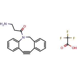 Chemical structure of Dbco-amine TFA , CAS 2007915-94-6, AChemBlock X182355