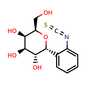 Chemical structure of Alpha-D-Galactopyranosylphenyl isothiocyanate , CAS 120967-92-2, AChemBlock X182370