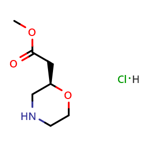 methyl (R)-2-(morpholin-2-yl)acetate hydrochloride