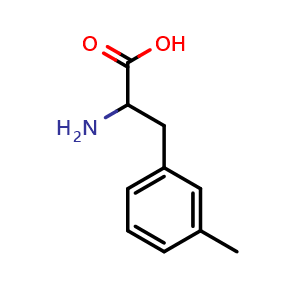 Chemical structure of DL-3-Methylphenylalanine , CAS 5472-70-8, AChemBlock X182441