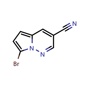 7-bromopyrrolo[1,2-b]pyridazine-3-carbonitrile