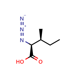 (2S,3S)-2-Azido-3-methylpentanoic Acid
