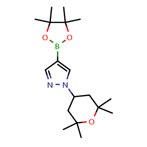 4-(4,4,5,5-tetramethyl-1,3,2-dioxaborolan-2-yl)-1-(2,2,6,6-tetramethyltetrahydro-2H-pyran-4-yl)-1H-pyrazole