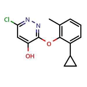 6-Chloro-3-(2-cyclopropyl-6-methylphenoxy)pyridazin-4-ol