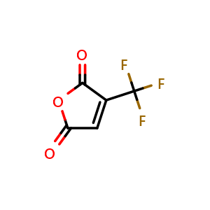 Chemical structure of 3-(trifluoromethyl)furan-2,5-dione , CAS 700-27-6, AChemBlock X182621