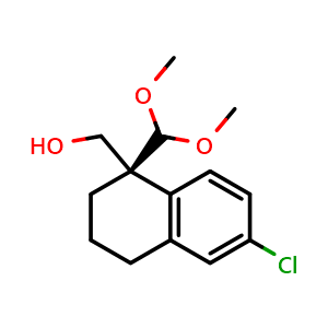[(1R)-6-chloro-1-(dimethoxymethyl)tetralin-1-yl]methanol