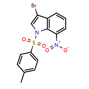 3-bromo-7-nitro-1-(p-tolylsulfonyl)indole