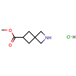 methyl 2-azaspiro[3.3]heptane-6-carboxylate;hydrochloride