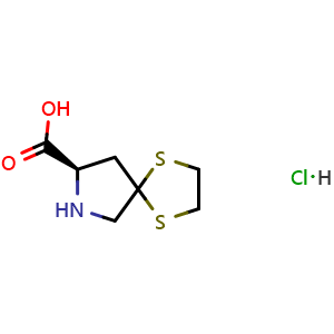(8R)-1,4-dithia-7-azaspiro[4.4]nonane-8-carboxylic acid;hydrochloride