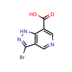 3-bromo-1H-pyrazolo[4,3-c]pyridine-7-carboxylic acid