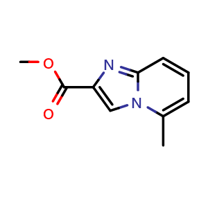 Chemical structure of Methyl 5-methylimidazo[1,2-a]pyridine-2-carboxylate , CAS 1187932-40-6, AChemBlock X182856