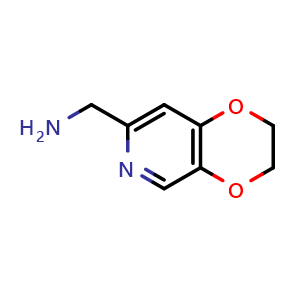 2,3-dihydro-[1,4]dioxino[2,3-c]pyridin-7-ylmethanamine