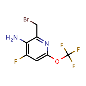 2-(bromomethyl)-4-fluoro-6-(trifluoromethoxy)pyridin-3-amine