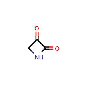 Chemical structure of azetidine-2,3-dione , CAS 166756-04-3, AChemBlock X183017