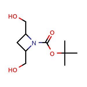 tert-butyl 2,4-bis(hydroxymethyl)azetidine-1-carboxylate