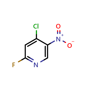 4-chloro-2-fluoro-5-nitro-pyridine